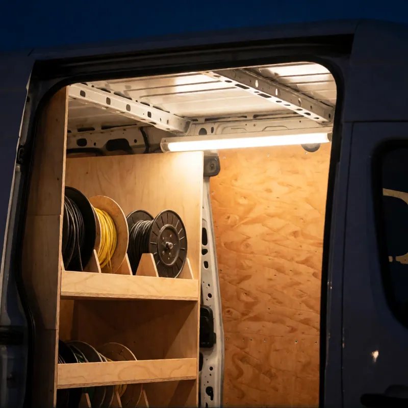 Plumbing and heating, four vans